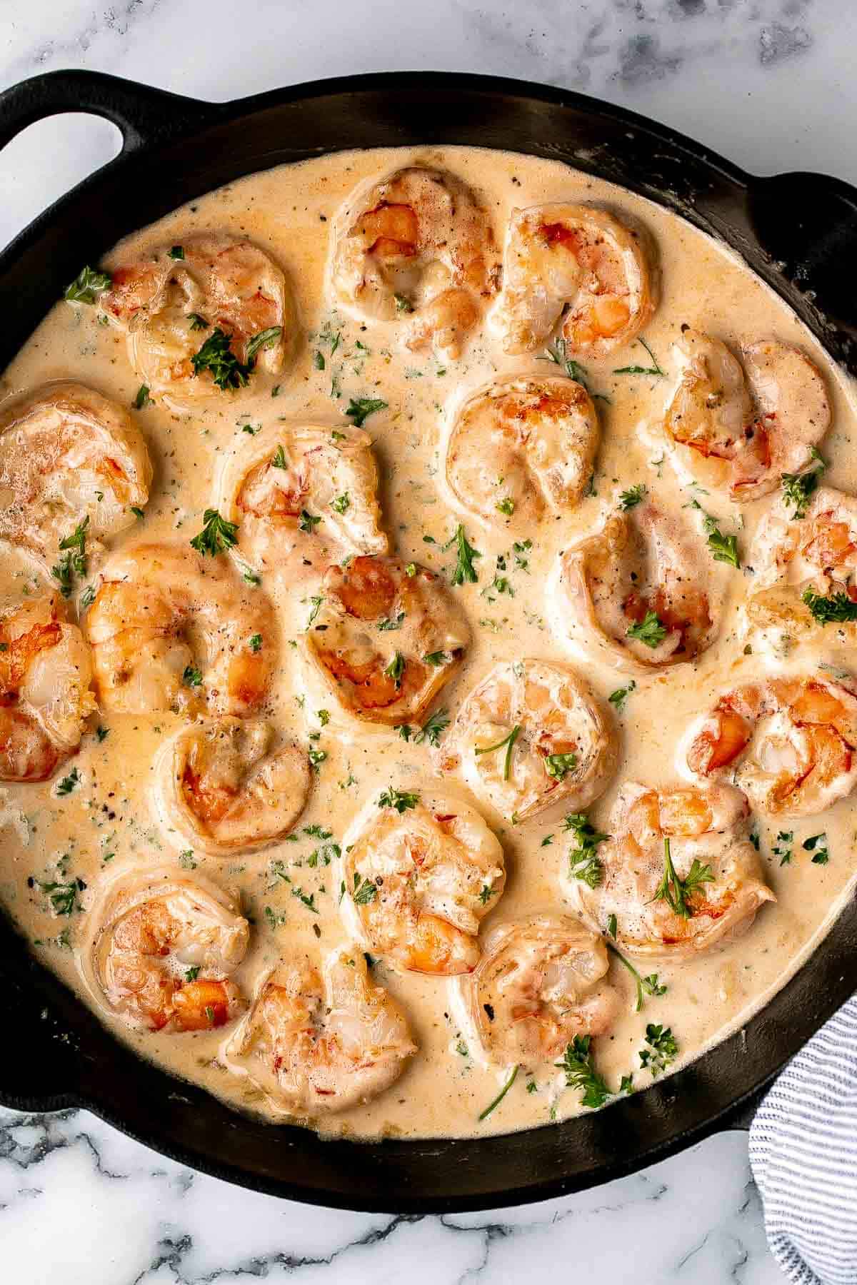 Creamy Garlic Shrimp: Better Than Takeout Dinner Idea